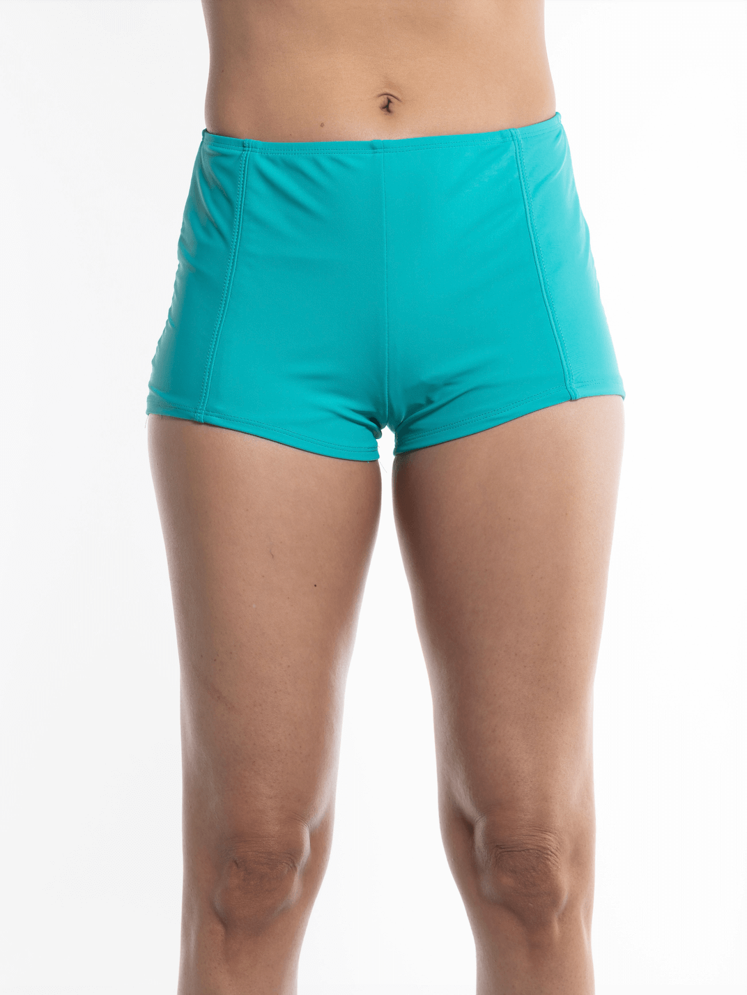 Popina High Waist Boy Short | Sea Green